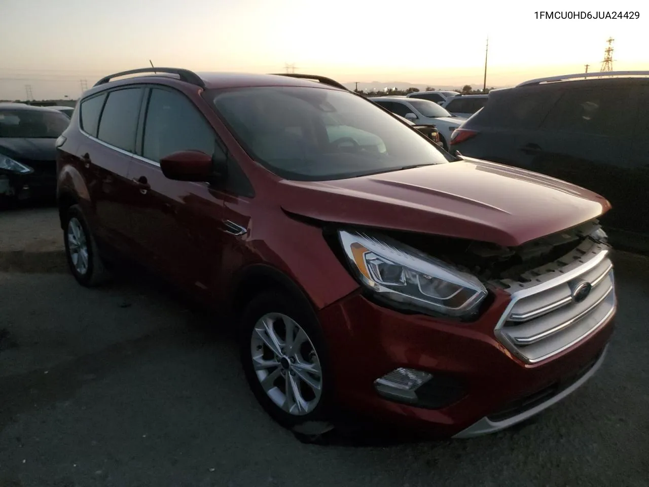 2018 Ford Escape Sel VIN: 1FMCU0HD6JUA24429 Lot: 73977204