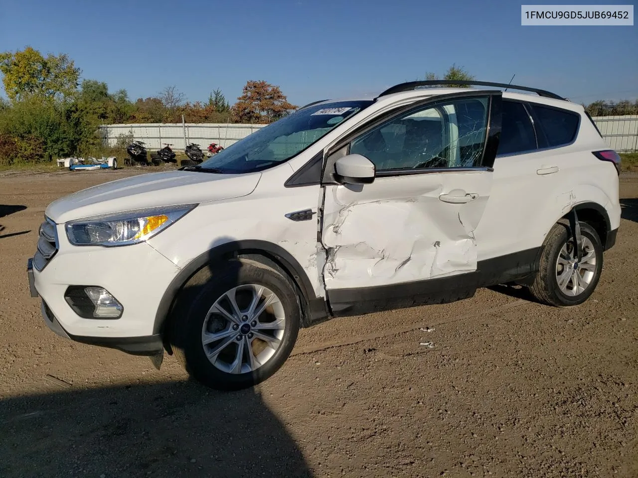 2018 Ford Escape Se VIN: 1FMCU9GD5JUB69452 Lot: 74037764