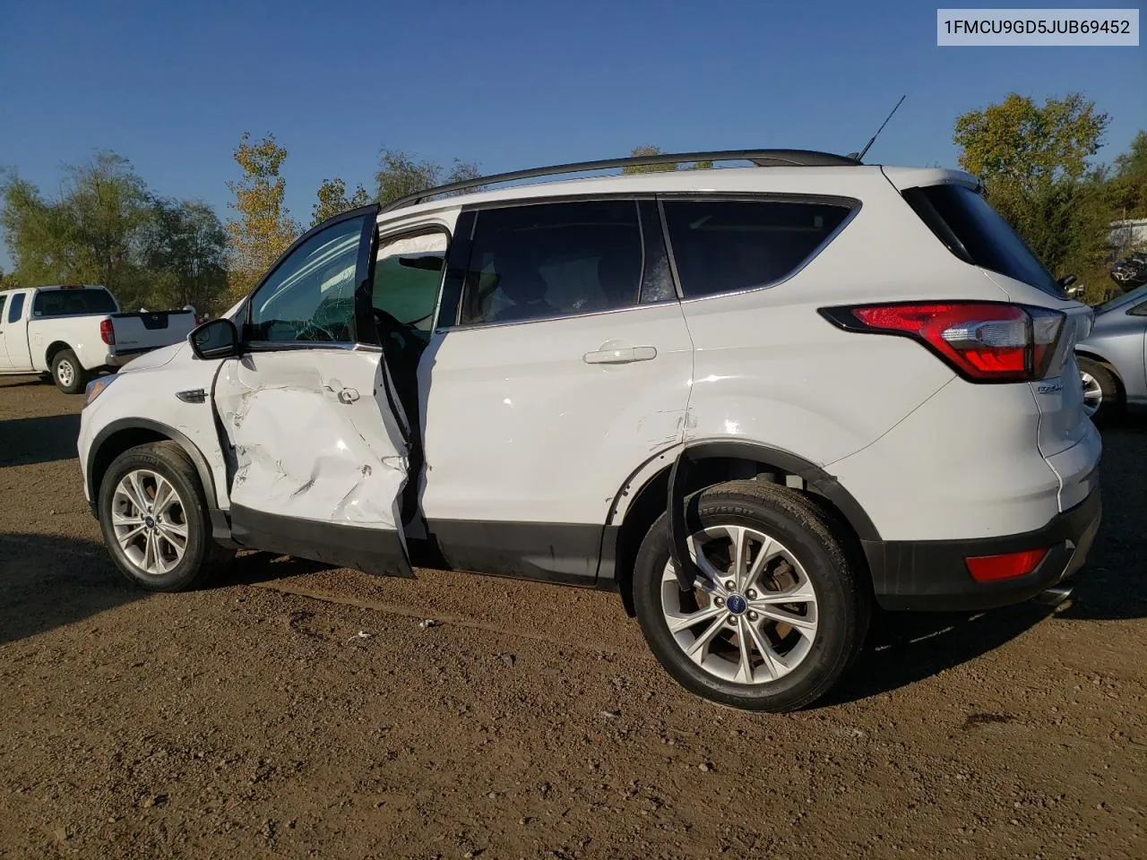 2018 Ford Escape Se VIN: 1FMCU9GD5JUB69452 Lot: 74037764