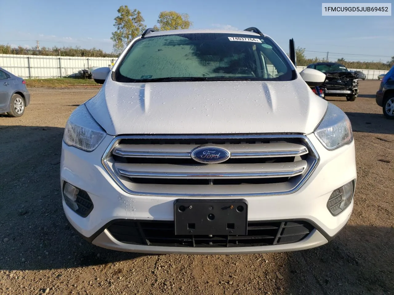 2018 Ford Escape Se VIN: 1FMCU9GD5JUB69452 Lot: 74037764