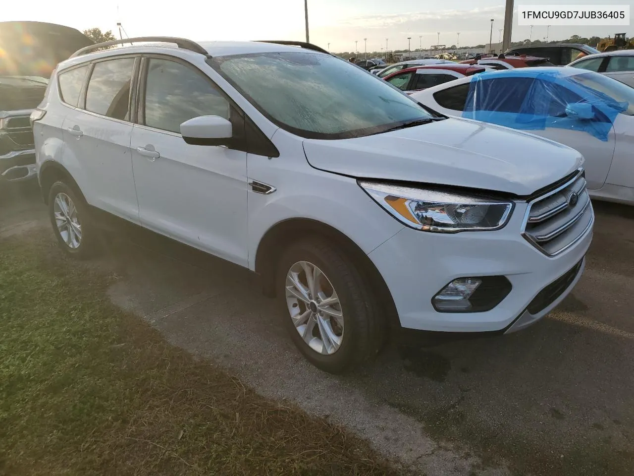 2018 Ford Escape Se VIN: 1FMCU9GD7JUB36405 Lot: 74101714