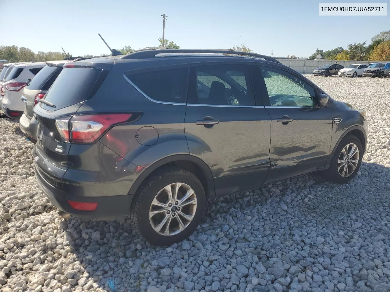 2018 Ford Escape Sel VIN: 1FMCU0HD7JUA52711 Lot: 74275234