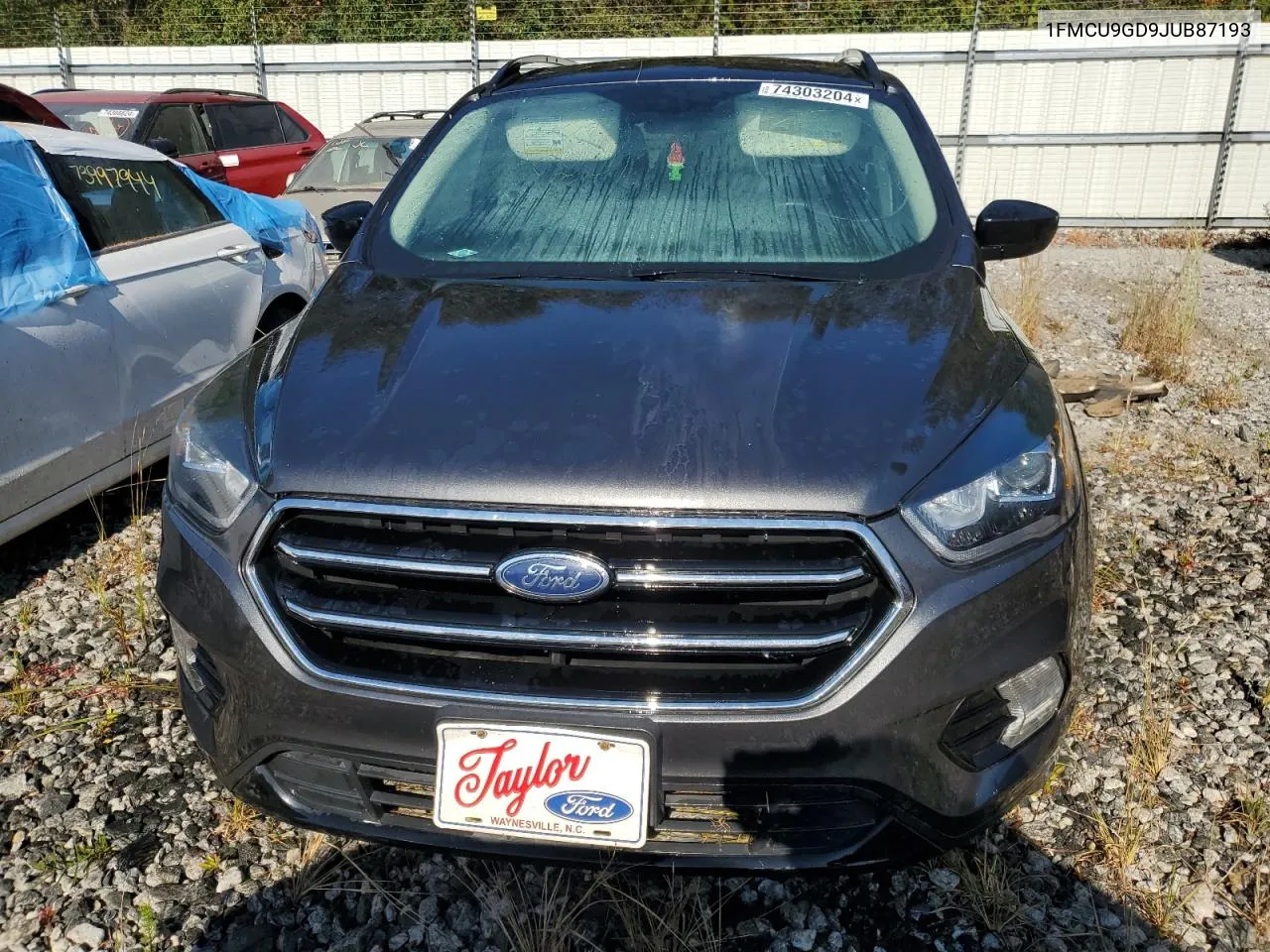 2018 Ford Escape Se VIN: 1FMCU9GD9JUB87193 Lot: 74303204