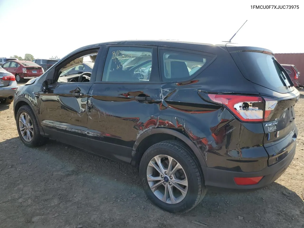 2018 Ford Escape S VIN: 1FMCU0F7XJUC73975 Lot: 74320214