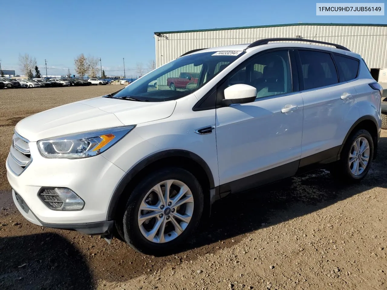 2018 Ford Escape Sel VIN: 1FMCU9HD7JUB56149 Lot: 74433294