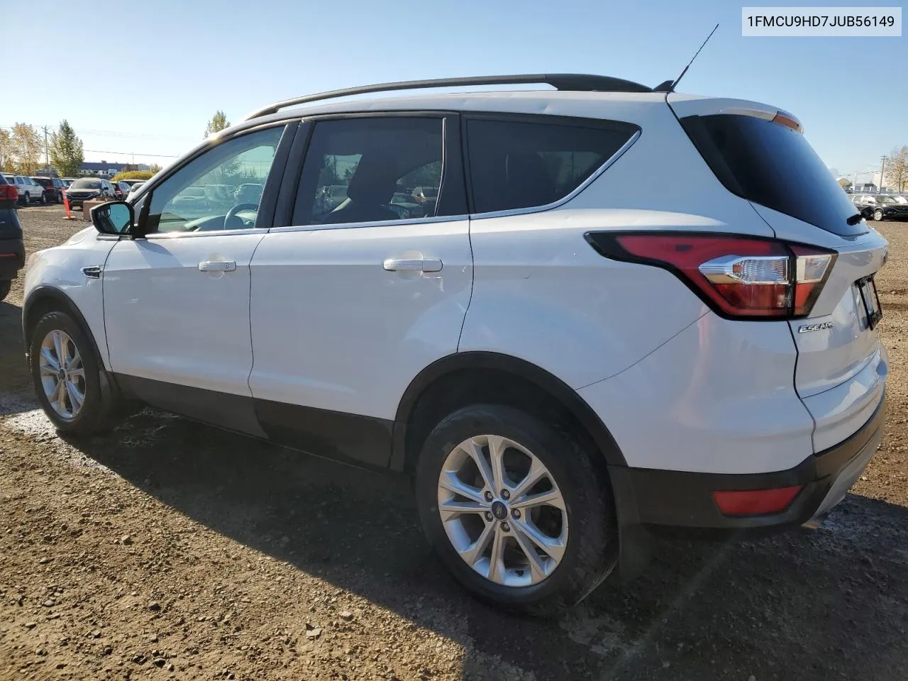 2018 Ford Escape Sel VIN: 1FMCU9HD7JUB56149 Lot: 74433294