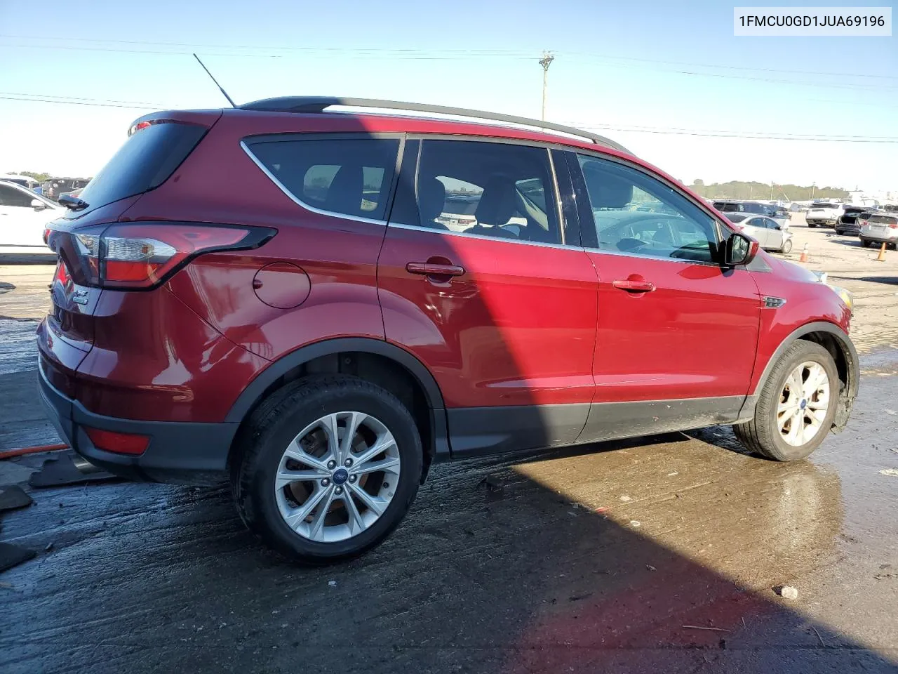 2018 Ford Escape Se VIN: 1FMCU0GD1JUA69196 Lot: 74436394