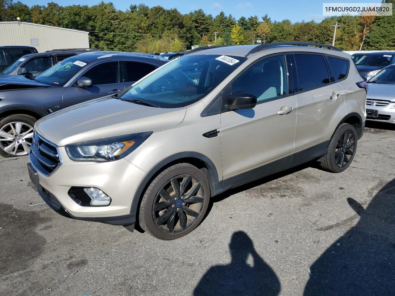 2018 Ford Escape Se VIN: 1FMCU9GD2JUA45820 Lot: 74441064