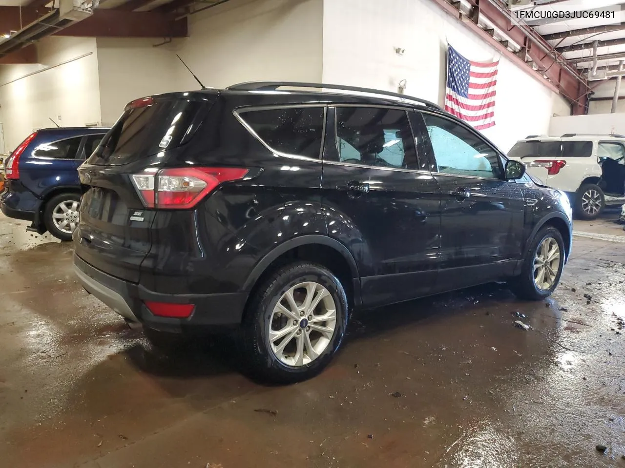 2018 Ford Escape Se VIN: 1FMCU0GD3JUC69481 Lot: 74488574