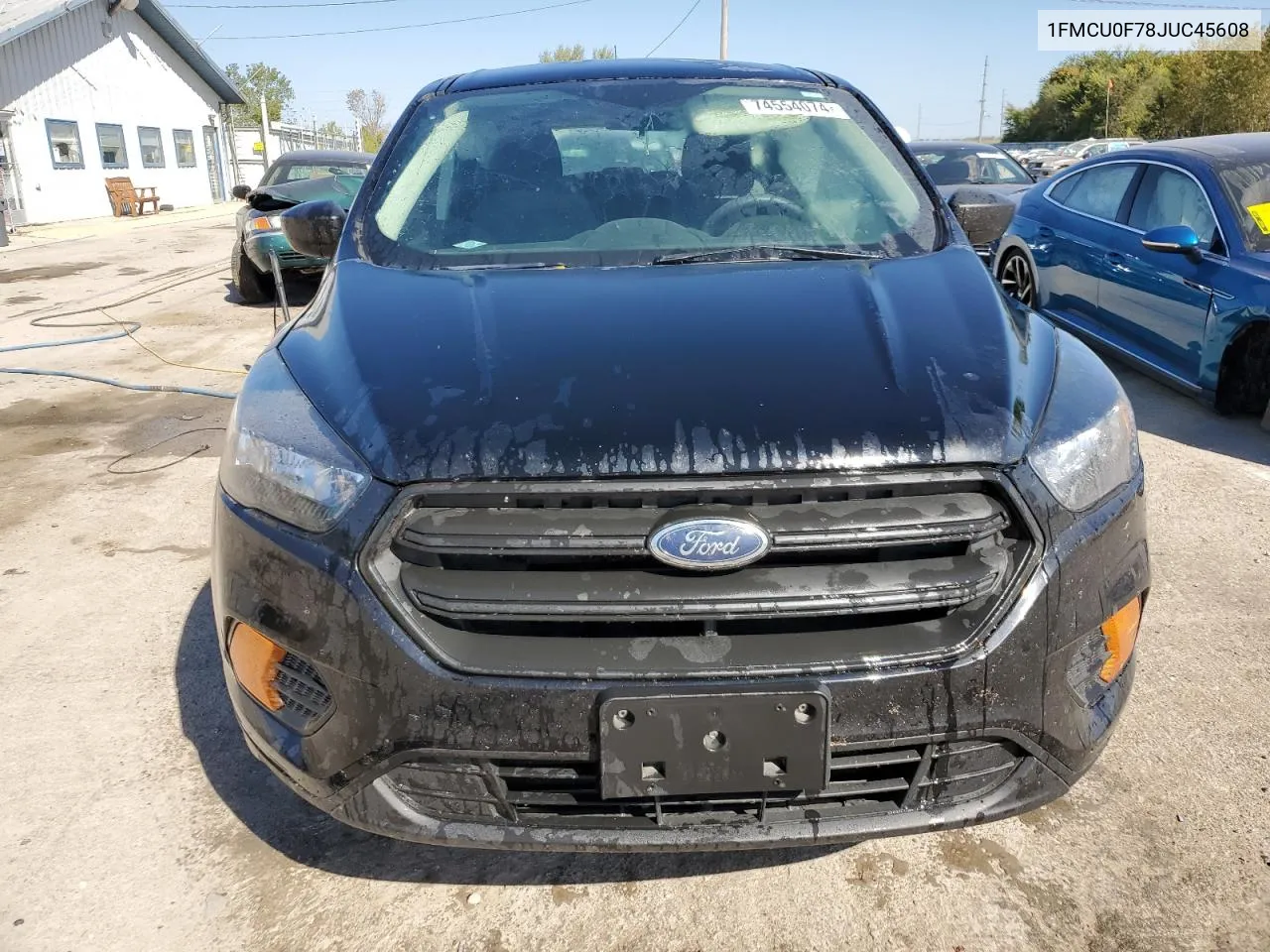 2018 Ford Escape S VIN: 1FMCU0F78JUC45608 Lot: 74554074