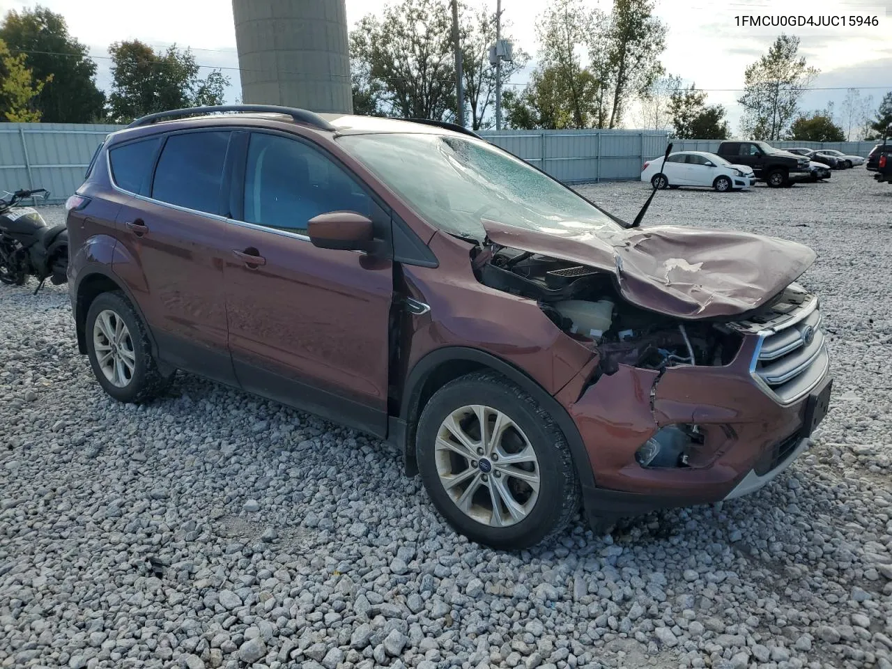 2018 Ford Escape Se VIN: 1FMCU0GD4JUC15946 Lot: 74671104