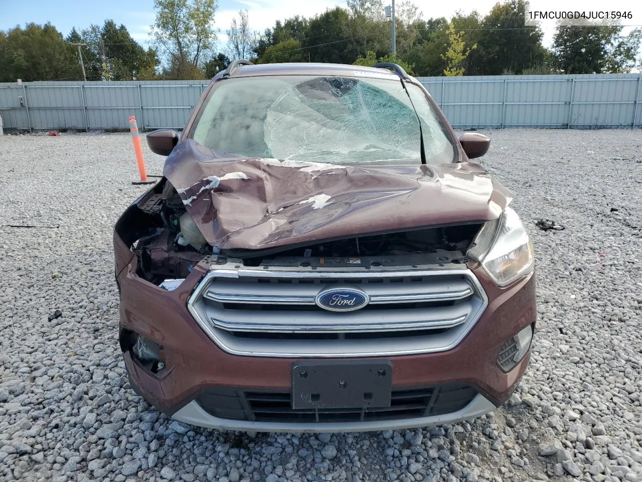 2018 Ford Escape Se VIN: 1FMCU0GD4JUC15946 Lot: 74671104