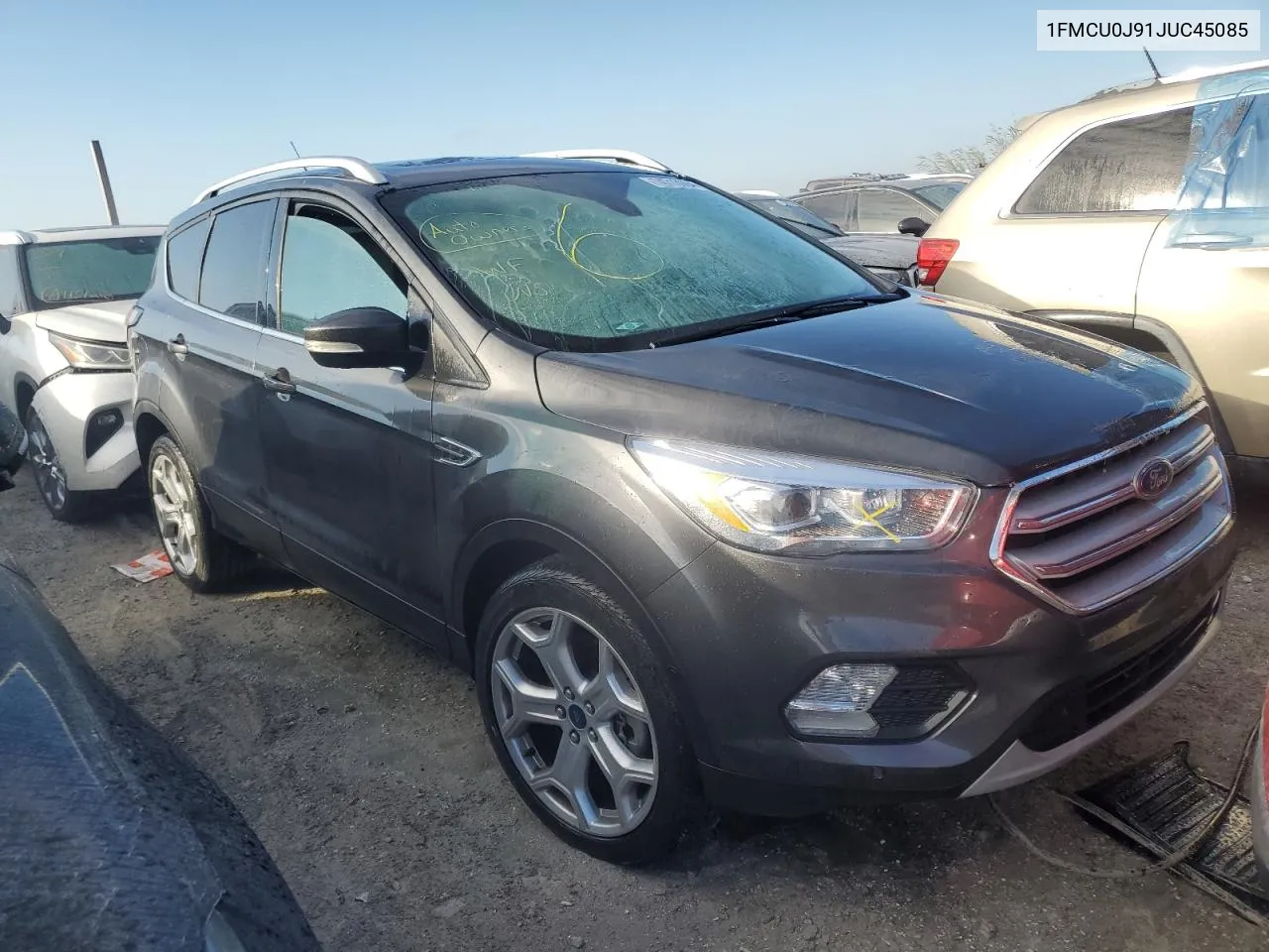 2018 Ford Escape Titanium VIN: 1FMCU0J91JUC45085 Lot: 74713964