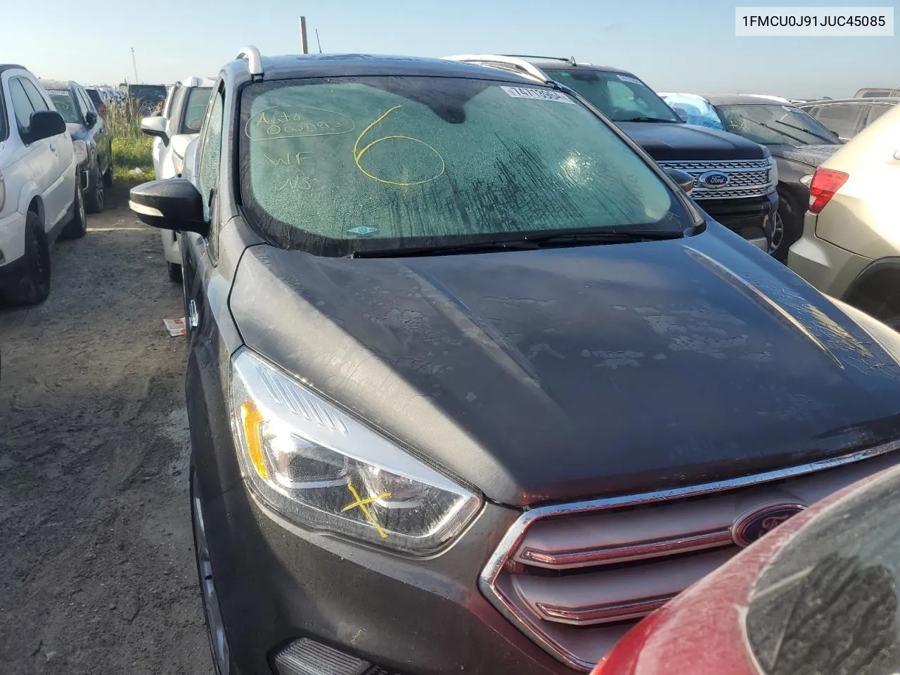 2018 Ford Escape Titanium VIN: 1FMCU0J91JUC45085 Lot: 74713964