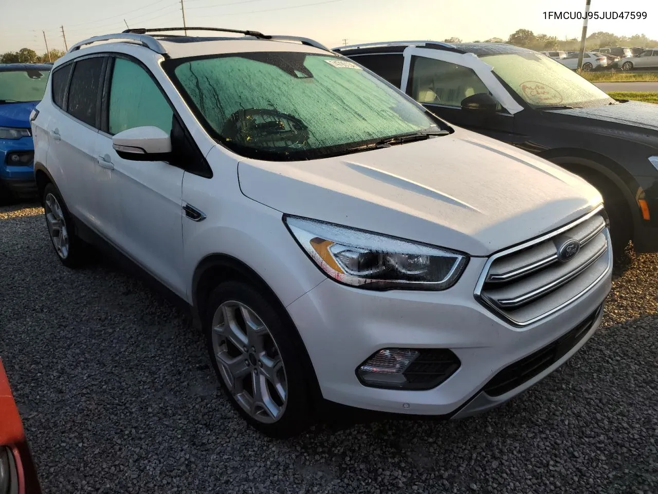 2018 Ford Escape Titanium VIN: 1FMCU0J95JUD47599 Lot: 74790134