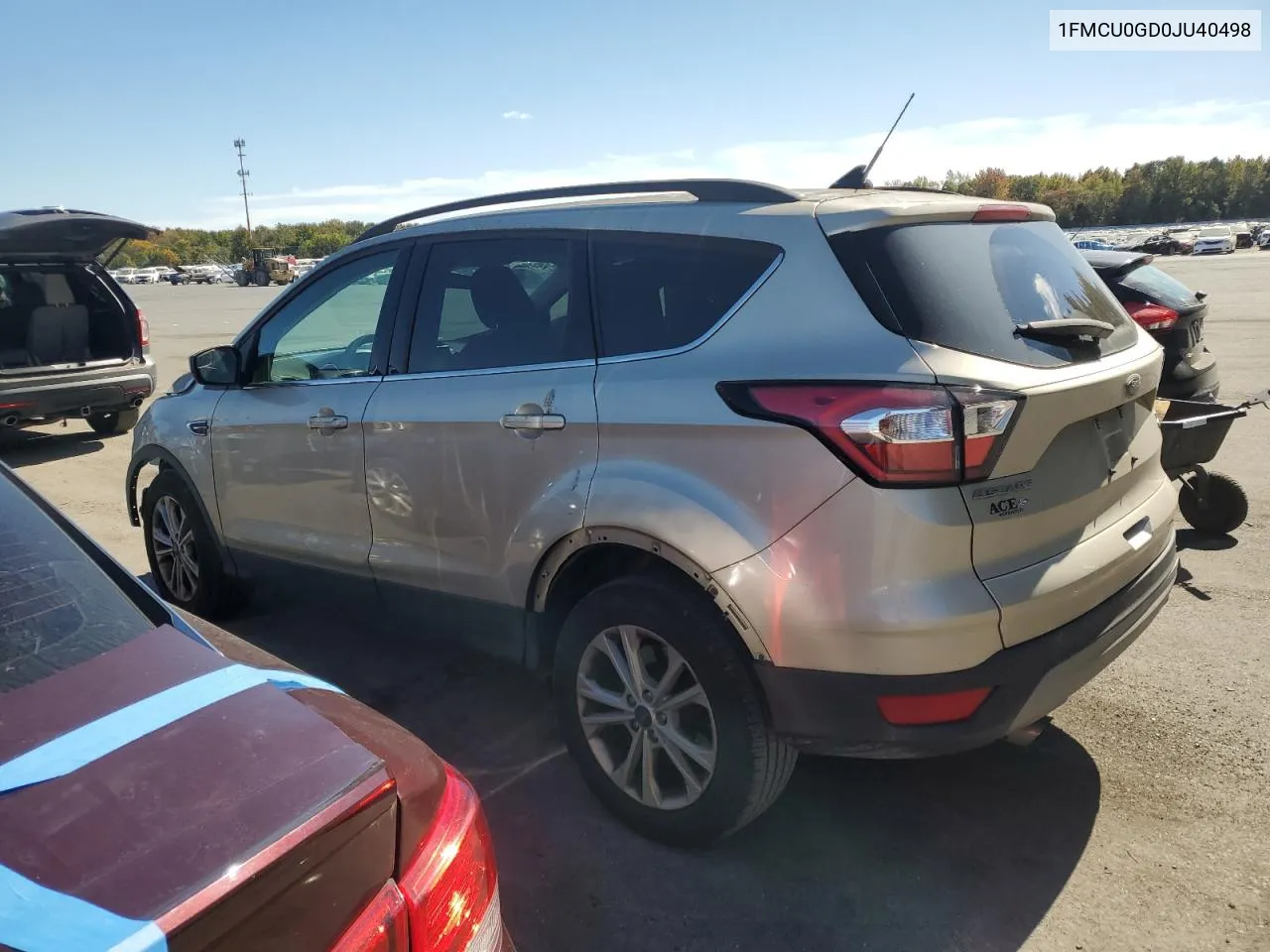 2018 Ford Escape Se VIN: 1FMCU0GD0JU40498 Lot: 74921484