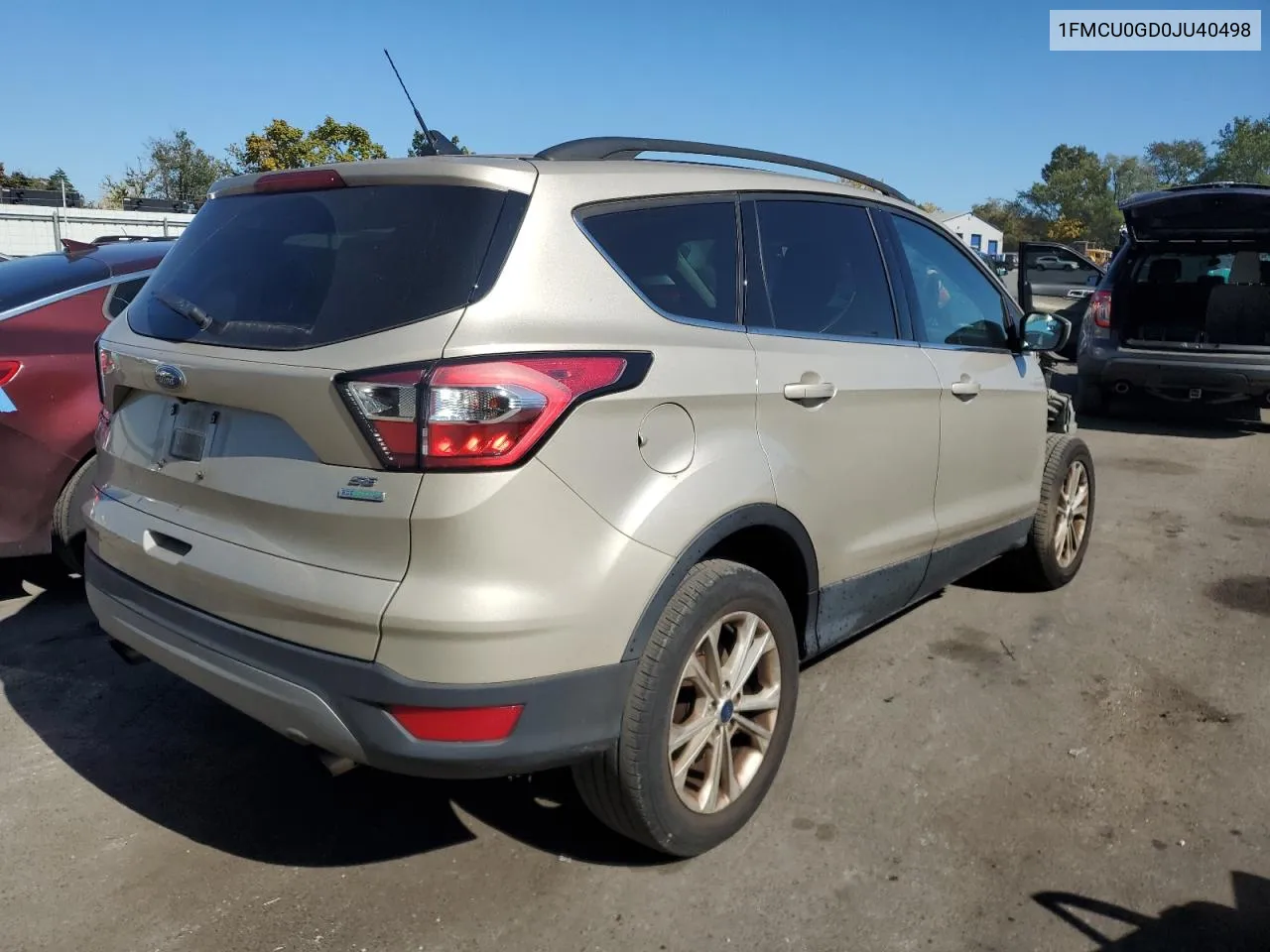 2018 Ford Escape Se VIN: 1FMCU0GD0JU40498 Lot: 74921484