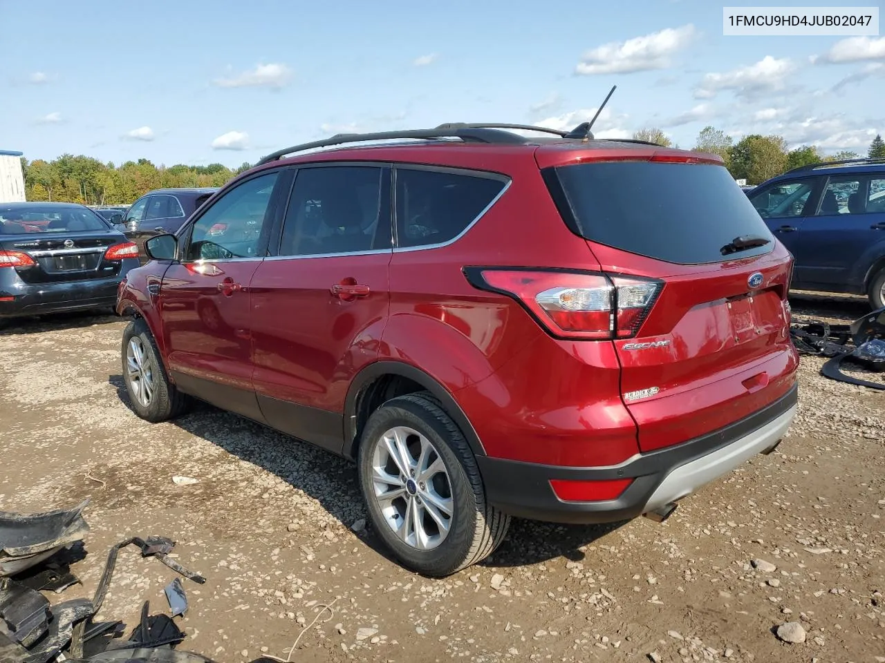 2018 Ford Escape Sel VIN: 1FMCU9HD4JUB02047 Lot: 75059234