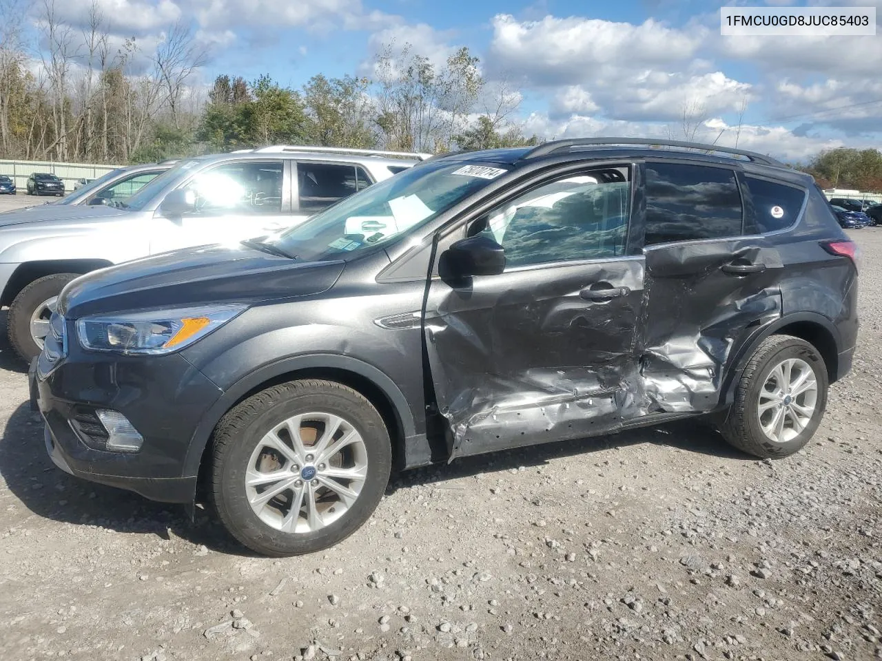 2018 Ford Escape Se VIN: 1FMCU0GD8JUC85403 Lot: 75070714