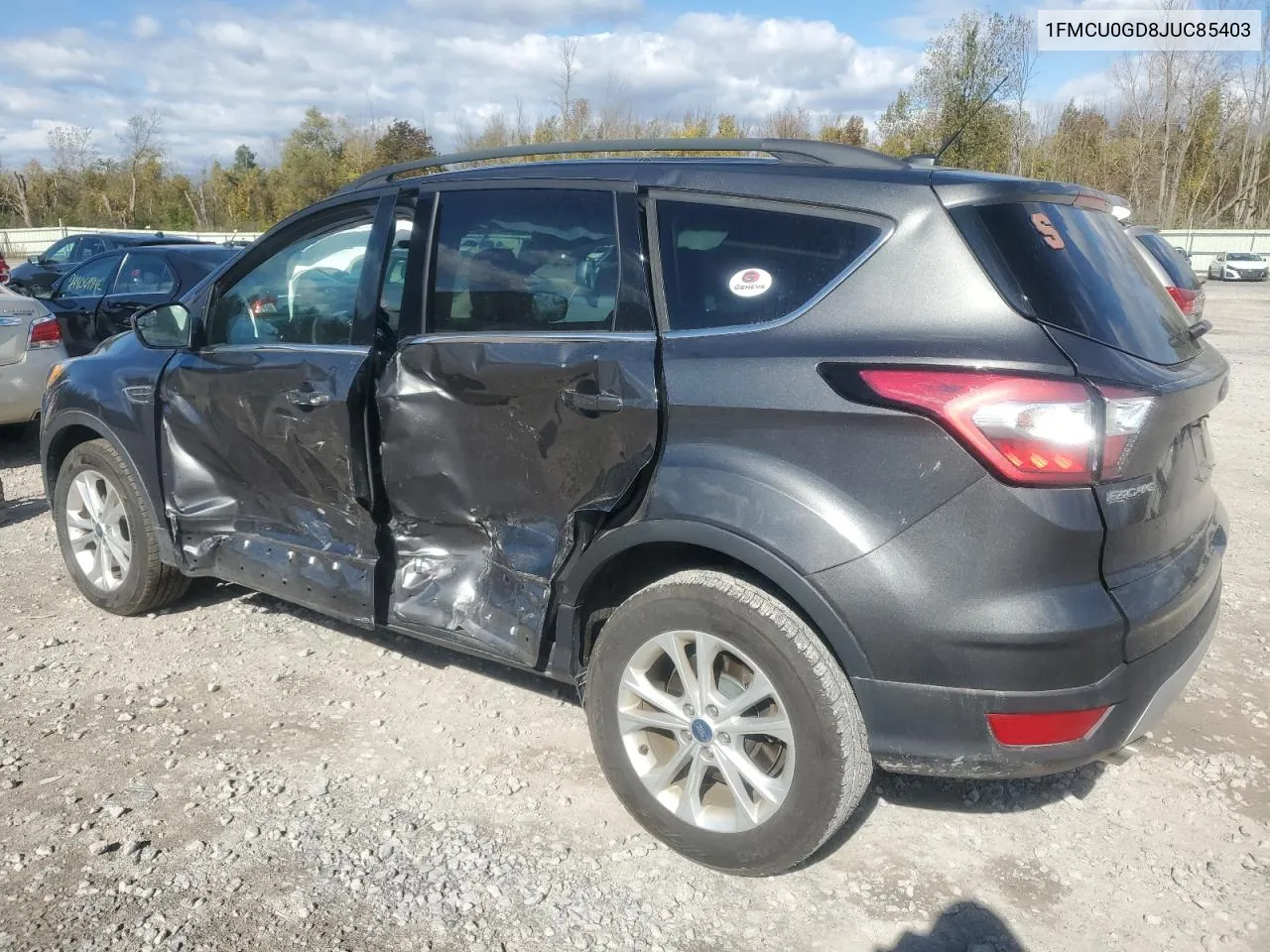 2018 Ford Escape Se VIN: 1FMCU0GD8JUC85403 Lot: 75070714