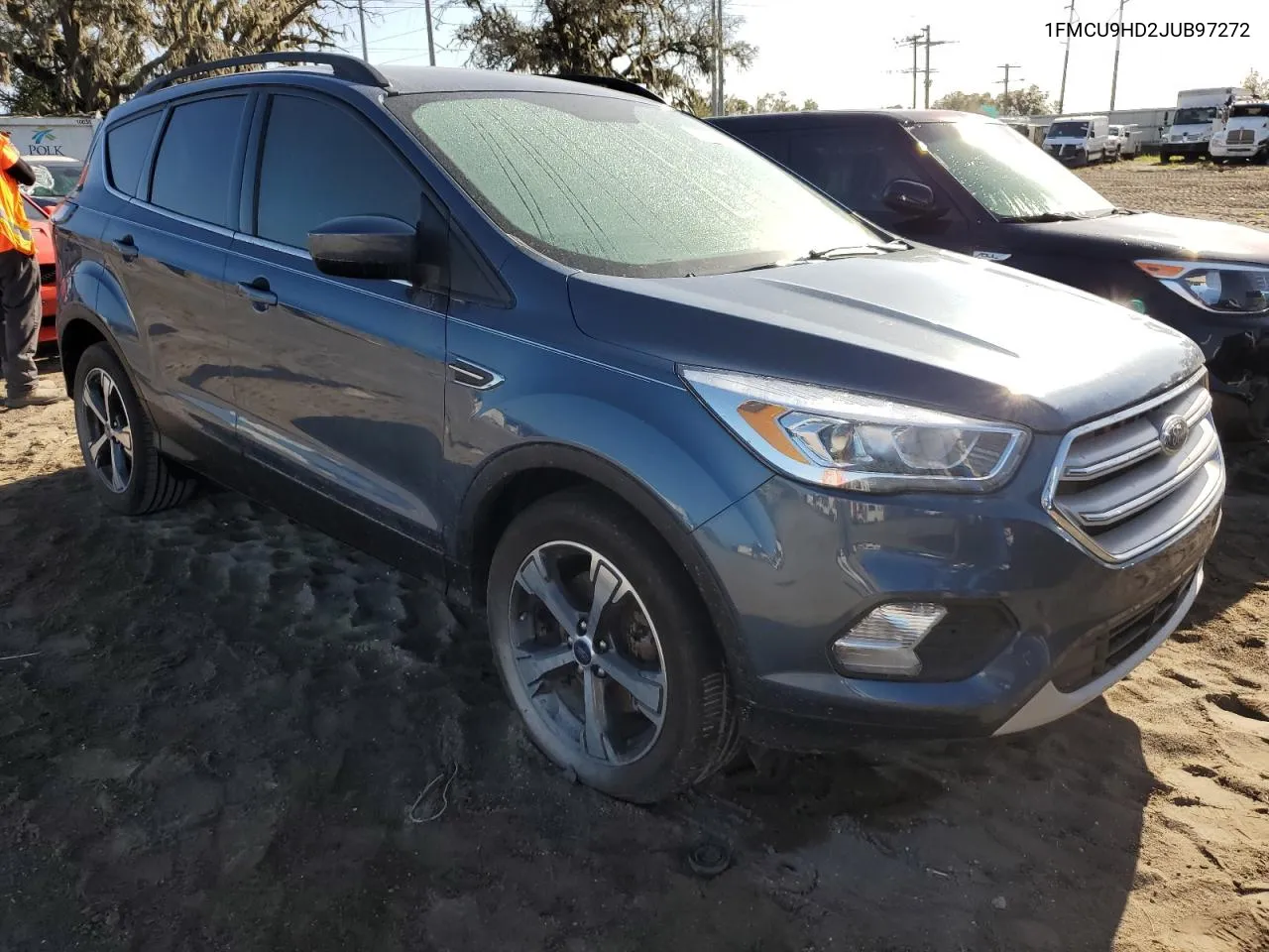 2018 Ford Escape Sel VIN: 1FMCU9HD2JUB97272 Lot: 75082894