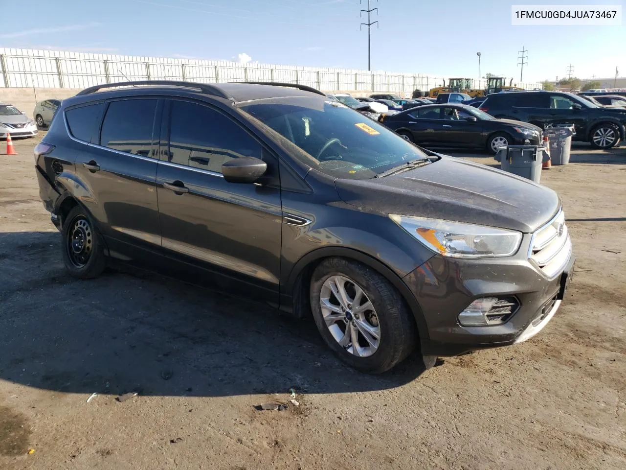 2018 Ford Escape Se VIN: 1FMCU0GD4JUA73467 Lot: 75100874