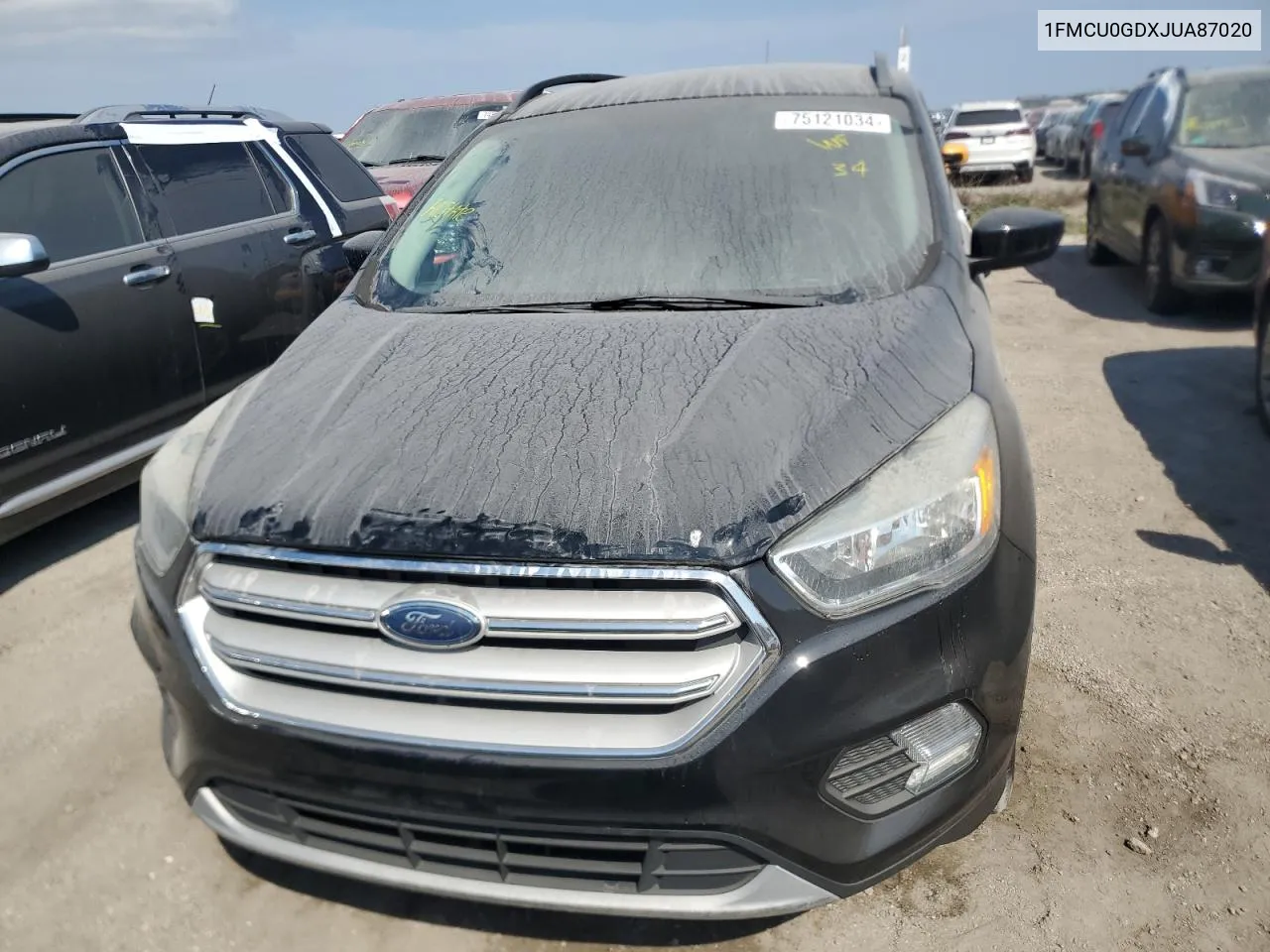 2018 Ford Escape Se VIN: 1FMCU0GDXJUA87020 Lot: 75121034