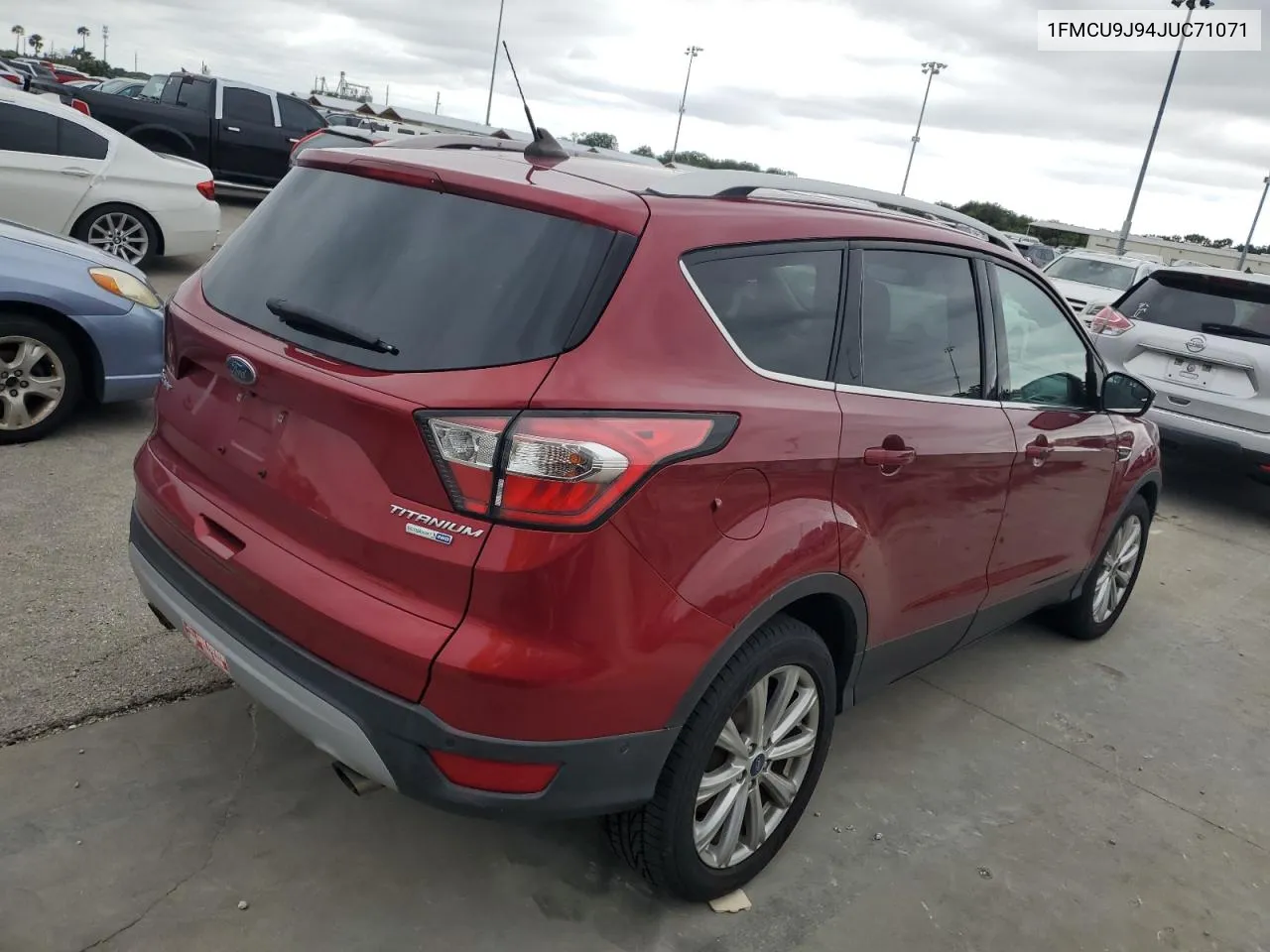 2018 Ford Escape Titanium VIN: 1FMCU9J94JUC71071 Lot: 75123254