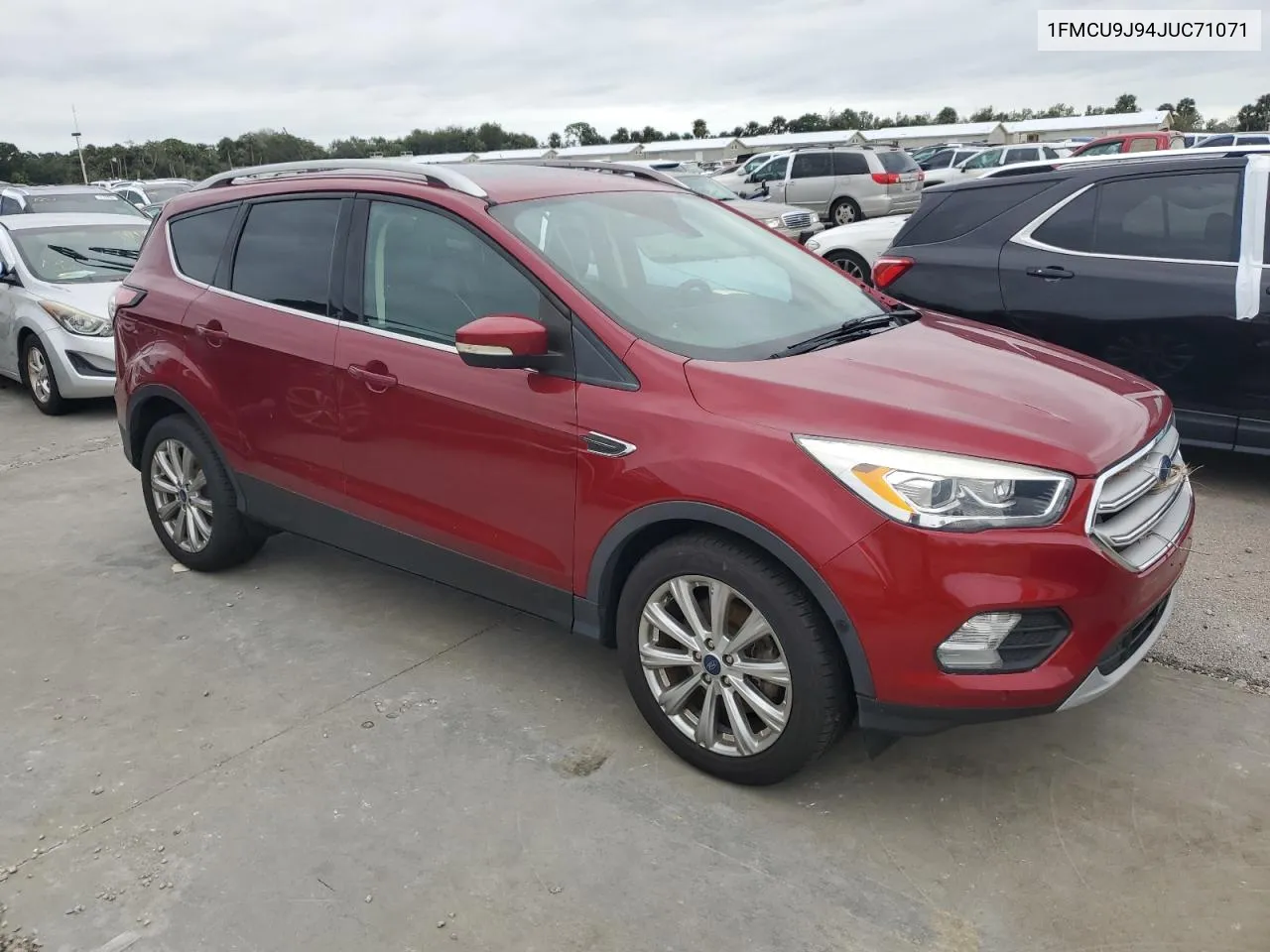 2018 Ford Escape Titanium VIN: 1FMCU9J94JUC71071 Lot: 75123254