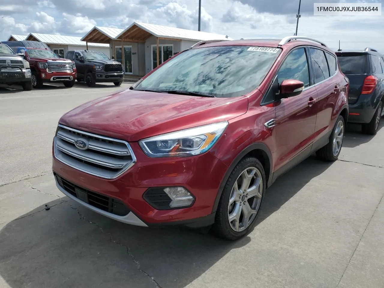 2018 Ford Escape Titanium VIN: 1FMCU0J9XJUB36544 Lot: 75169774