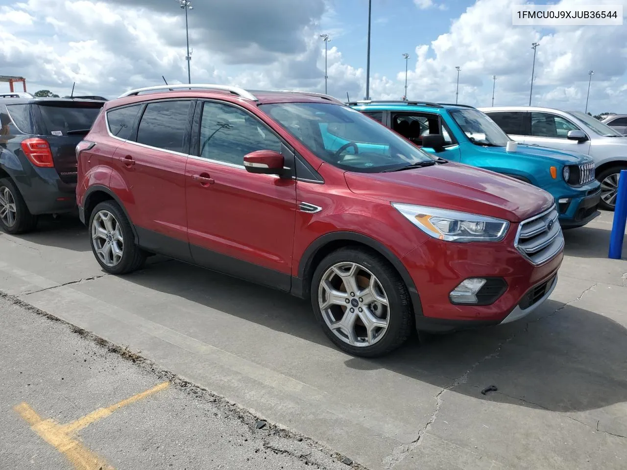 2018 Ford Escape Titanium VIN: 1FMCU0J9XJUB36544 Lot: 75169774