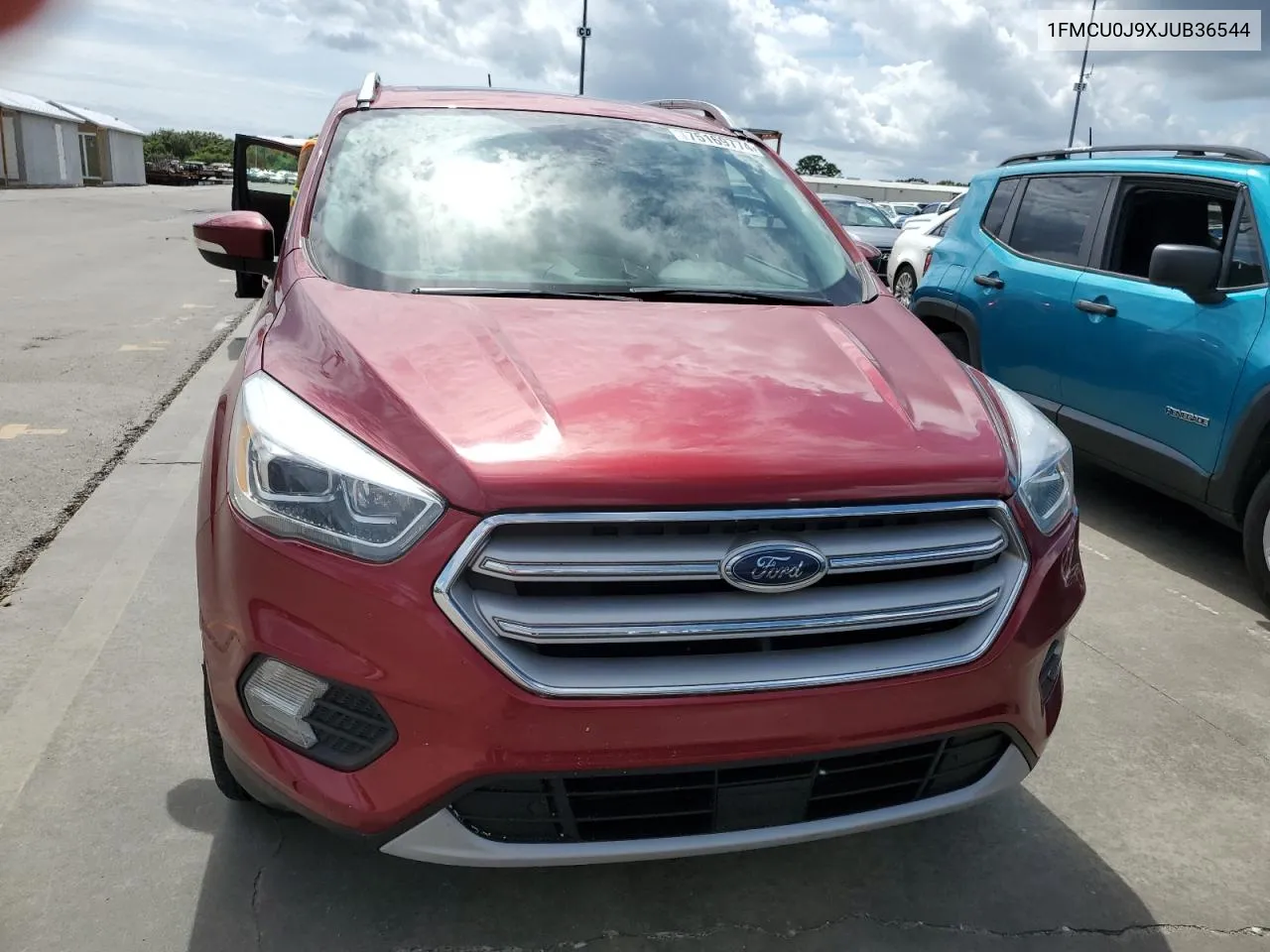 2018 Ford Escape Titanium VIN: 1FMCU0J9XJUB36544 Lot: 75169774