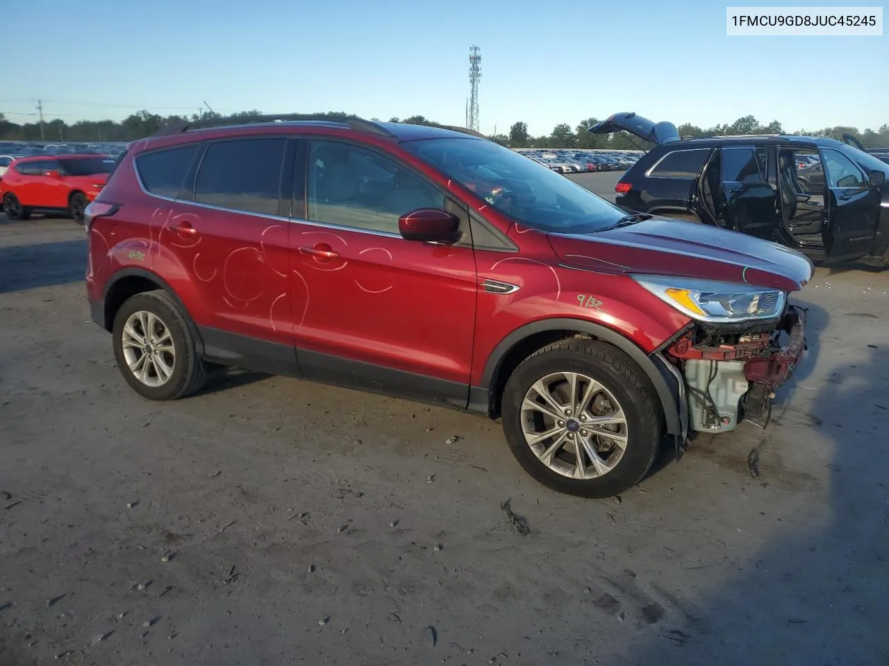 2018 Ford Escape Se VIN: 1FMCU9GD8JUC45245 Lot: 75214274