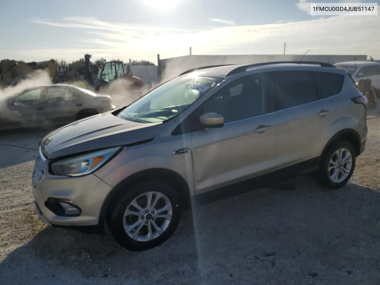 2018 Ford Escape Se VIN: 1FMCU0GD4JUB51147 Lot: 75218264