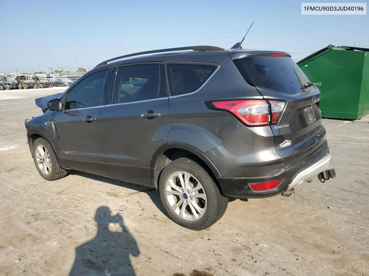 2018 Ford Escape Se VIN: 1FMCU9GD3JUD40196 Lot: 75271434