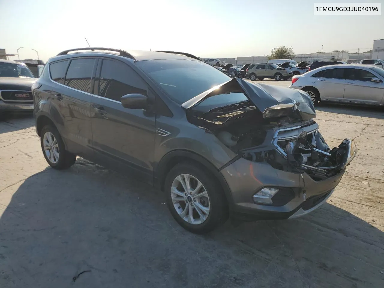 2018 Ford Escape Se VIN: 1FMCU9GD3JUD40196 Lot: 75271434