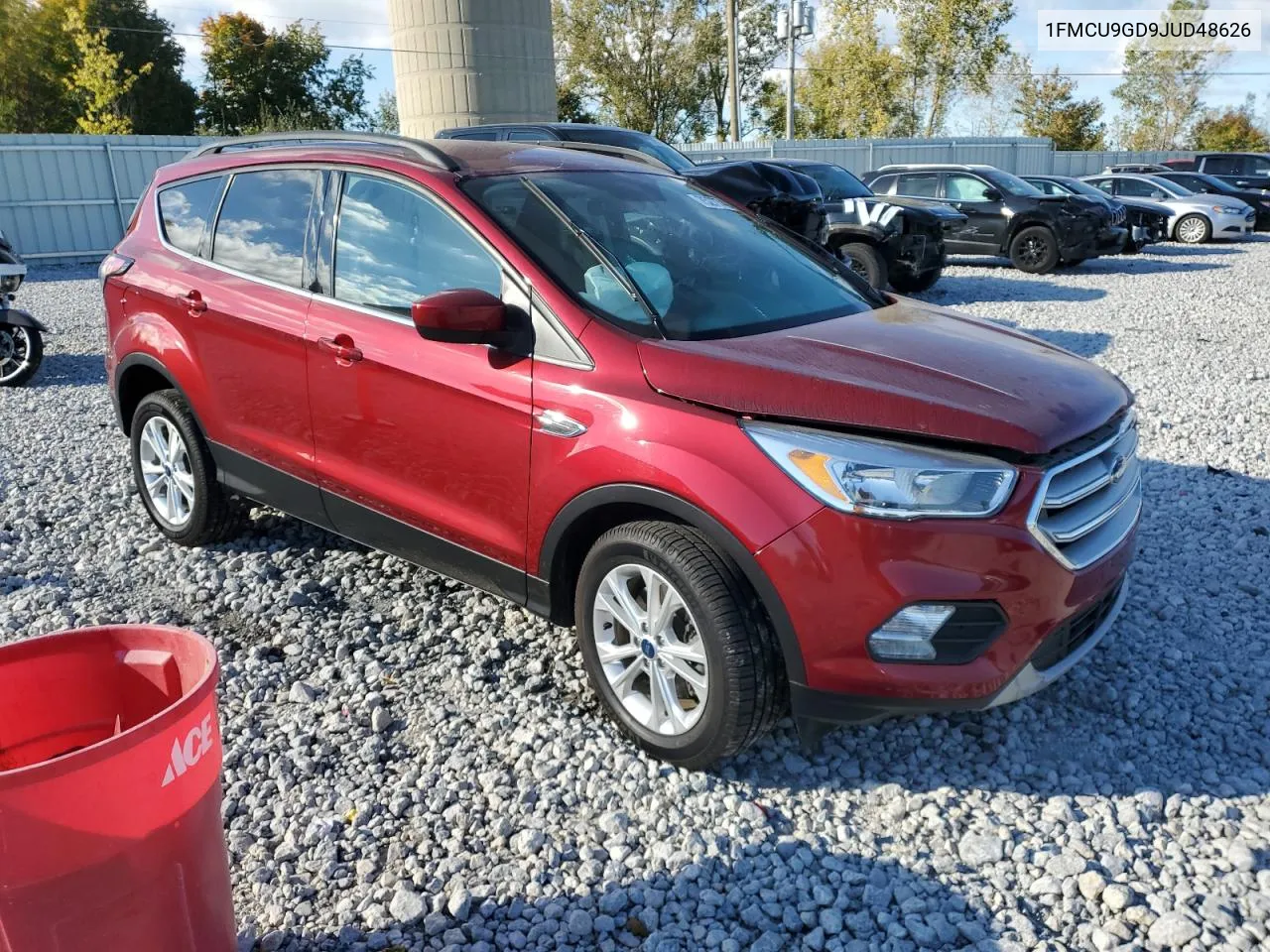 2018 Ford Escape Se VIN: 1FMCU9GD9JUD48626 Lot: 75277404