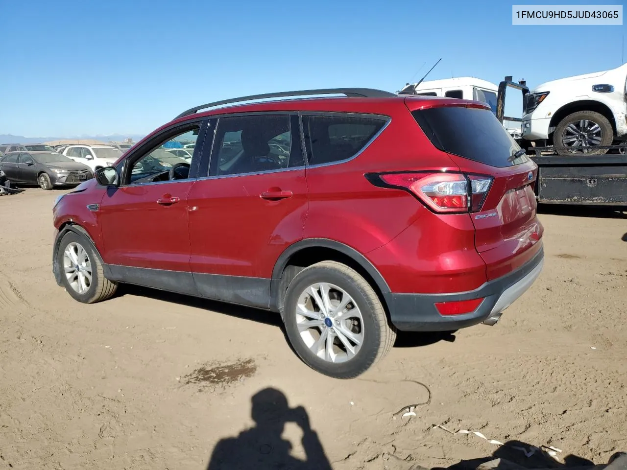 2018 Ford Escape Sel VIN: 1FMCU9HD5JUD43065 Lot: 75309094