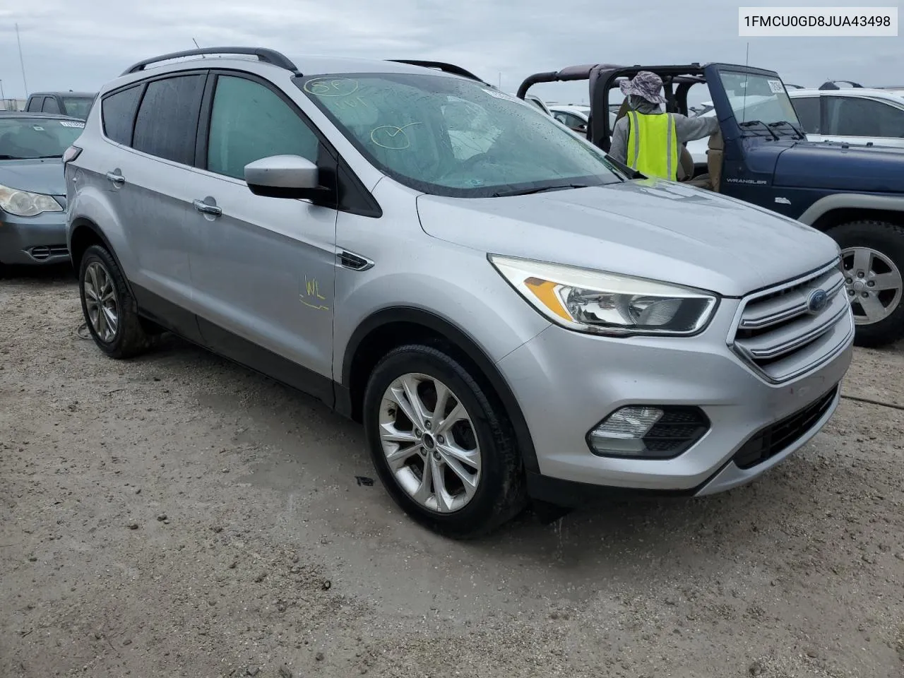 2018 Ford Escape Se VIN: 1FMCU0GD8JUA43498 Lot: 75354654