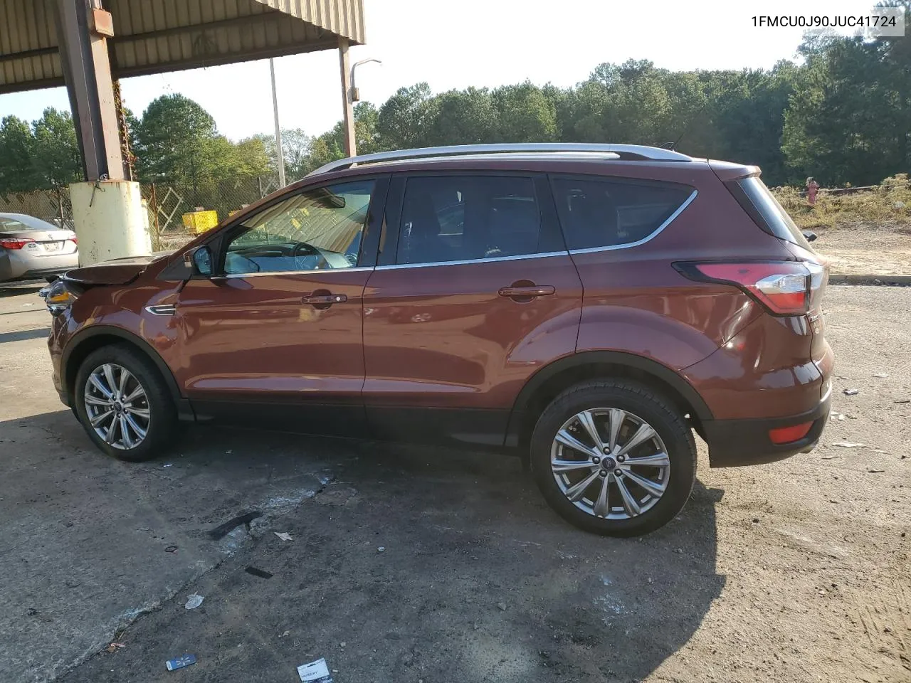 2018 Ford Escape Titanium VIN: 1FMCU0J90JUC41724 Lot: 75435064