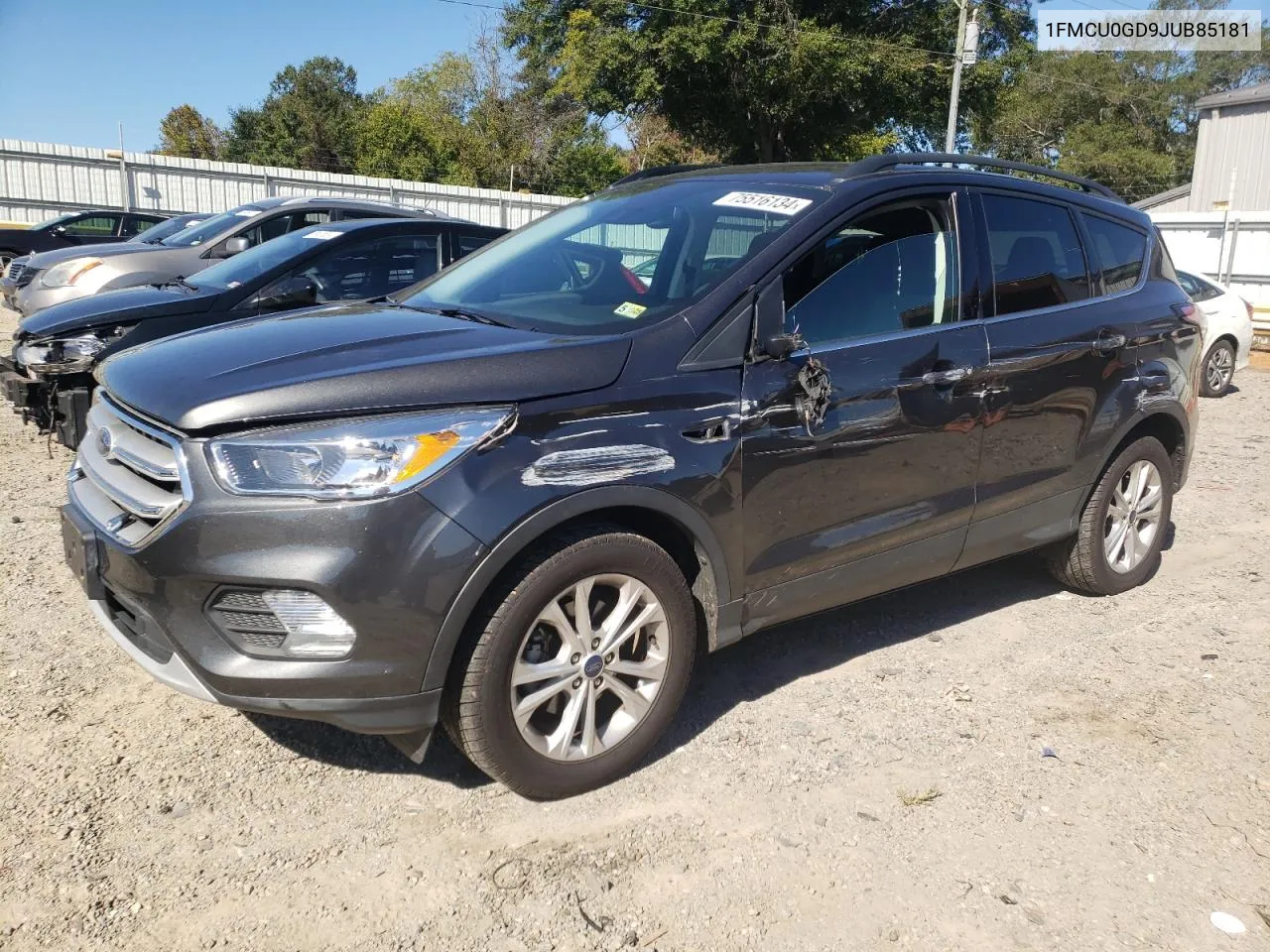 2018 Ford Escape Se VIN: 1FMCU0GD9JUB85181 Lot: 75516134