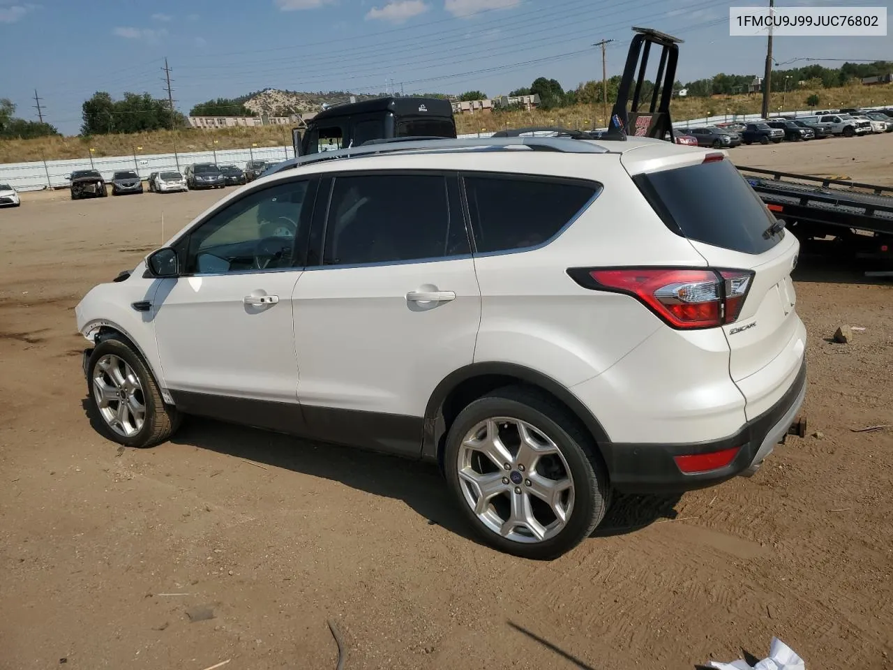 2018 Ford Escape Titanium VIN: 1FMCU9J99JUC76802 Lot: 75548494