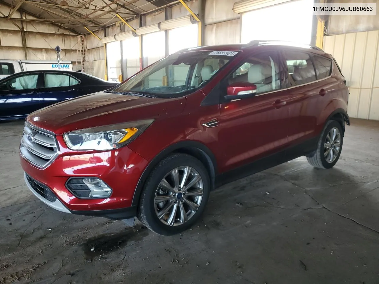 2018 Ford Escape Titanium VIN: 1FMCU0J96JUB60663 Lot: 75559984