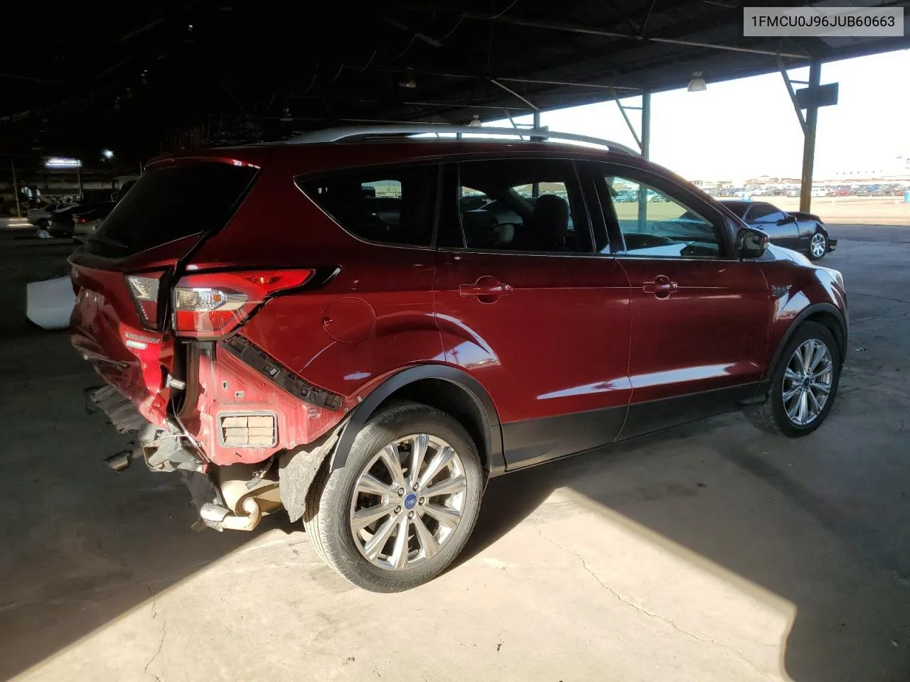 2018 Ford Escape Titanium VIN: 1FMCU0J96JUB60663 Lot: 75559984