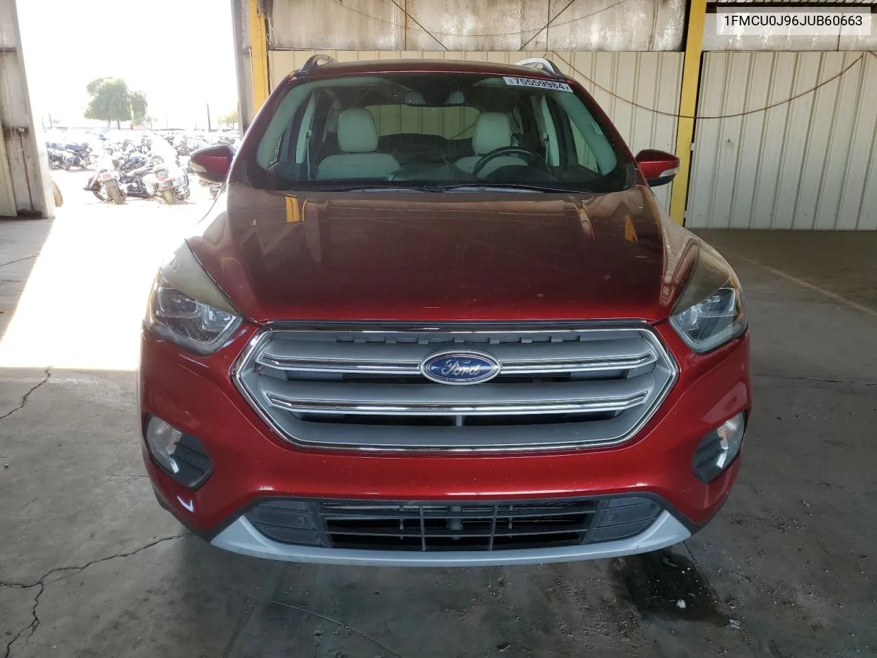 2018 Ford Escape Titanium VIN: 1FMCU0J96JUB60663 Lot: 75559984