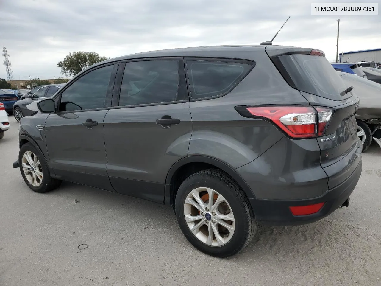 2018 Ford Escape S VIN: 1FMCU0F78JUB97351 Lot: 75591784