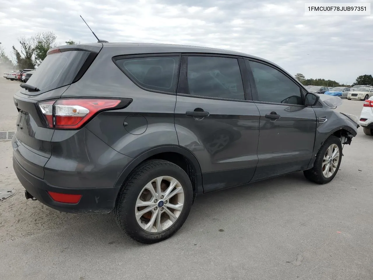 2018 Ford Escape S VIN: 1FMCU0F78JUB97351 Lot: 75591784