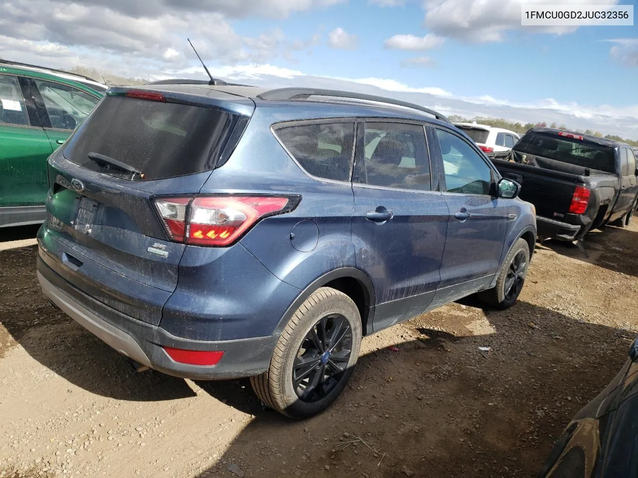 2018 Ford Escape Se VIN: 1FMCU0GD2JUC32356 Lot: 75638364