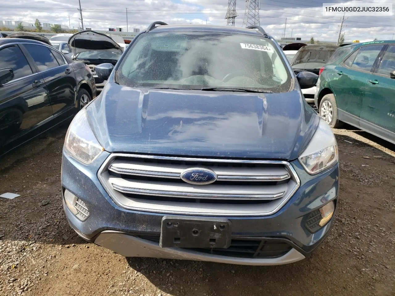 2018 Ford Escape Se VIN: 1FMCU0GD2JUC32356 Lot: 75638364