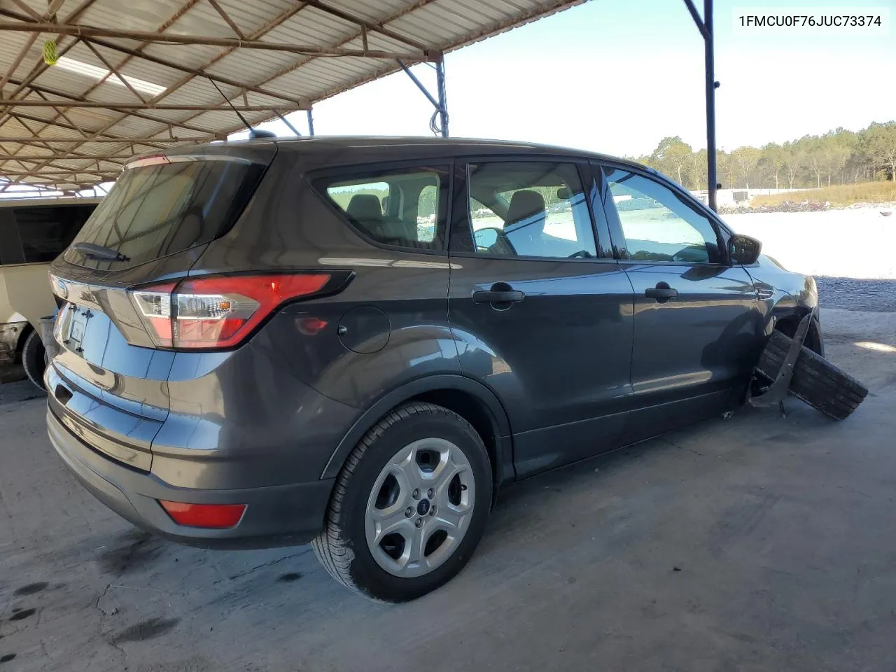 2018 Ford Escape S VIN: 1FMCU0F76JUC73374 Lot: 75656764